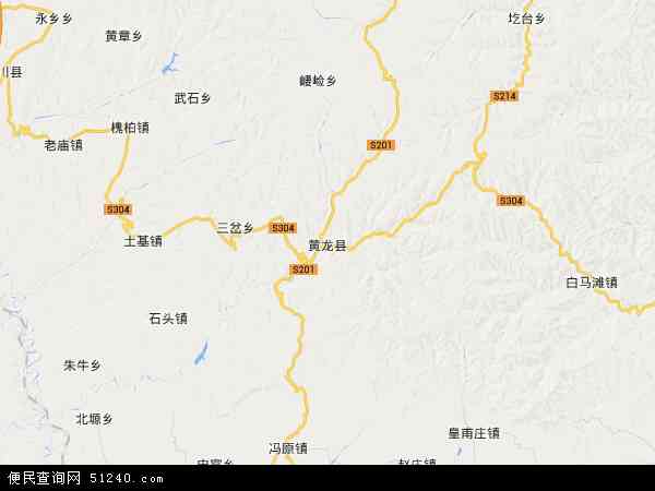 黄龙县地图 - 黄龙县电子地图 - 黄龙县高清地图 - 2024年黄龙县地图