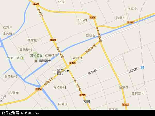 黄桥镇地图 - 黄桥镇电子地图 - 黄桥镇高清地图 - 2024年黄桥镇地图