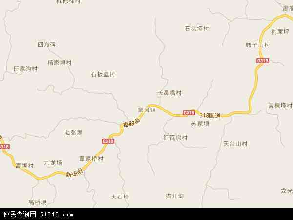 集凤镇地图 - 集凤镇电子地图 - 集凤镇高清地图 - 2024年集凤镇地图