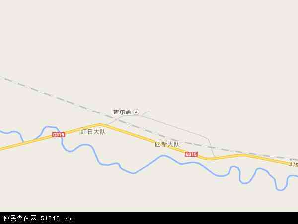 吉尔孟乡地图 - 吉尔孟乡电子地图 - 吉尔孟乡高清地图 - 2024年吉尔孟乡地图