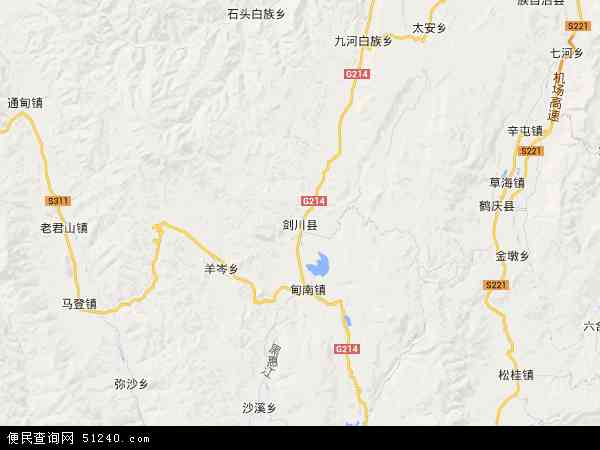 剑川县地图 - 剑川县电子地图 - 剑川县高清地图 - 2024年剑川县地图