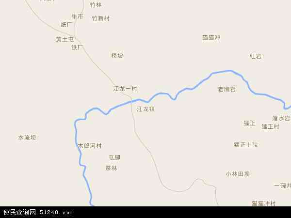 江龙镇地图 - 江龙镇电子地图 - 江龙镇高清地图 - 2024年江龙镇地图