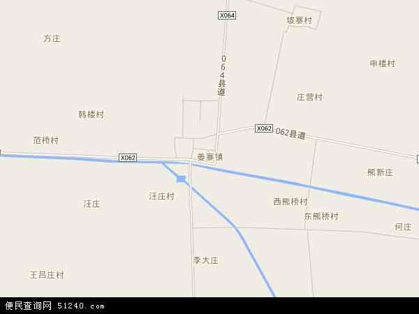 姜寨镇地图 - 姜寨镇电子地图 - 姜寨镇高清地图 - 2024年姜寨镇地图