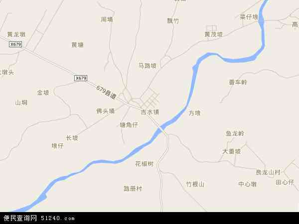 吉水镇地图 - 吉水镇电子地图 - 吉水镇高清地图 - 2024年吉水镇地图