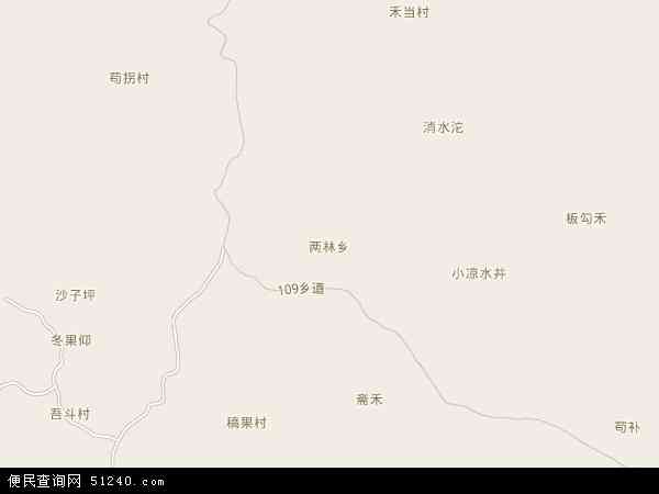 两林乡地图 - 两林乡电子地图 - 两林乡高清地图 - 2024年两林乡地图