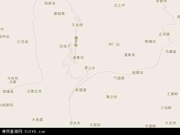 灵山乡地图 - 灵山乡电子地图 - 灵山乡高清地图 - 2024年灵山乡地图