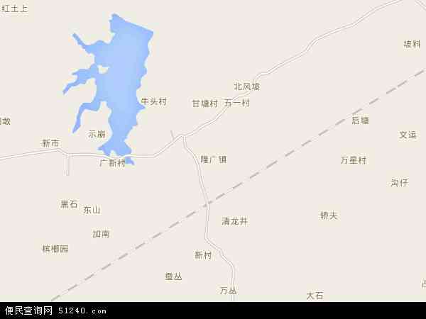 隆广镇地图 - 隆广镇电子地图 - 隆广镇高清地图 - 2024年隆广镇地图