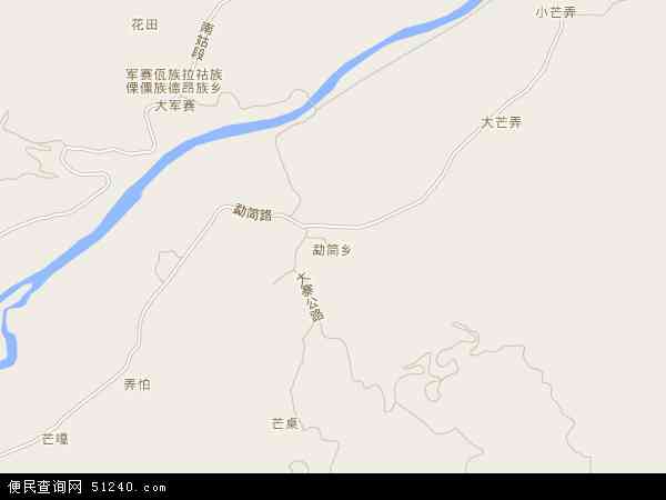 勐简乡地图 - 勐简乡电子地图 - 勐简乡高清地图 - 2024年勐简乡地图