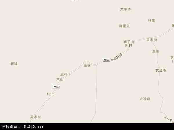 庙前乡地图 - 庙前乡电子地图 - 庙前乡高清地图 - 2026年庙前乡地图