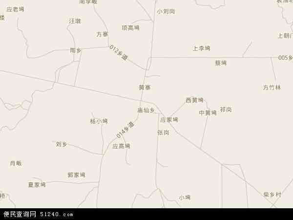 庙仙乡地图 - 庙仙乡电子地图 - 庙仙乡高清地图 - 2024年庙仙乡地图
