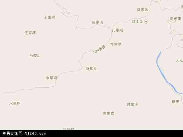 麻柳乡地图 - 麻柳乡电子地图 - 麻柳乡高清地图 - 2024年麻柳乡地图