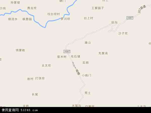 毛石镇地图 - 毛石镇电子地图 - 毛石镇高清地图 - 2024年毛石镇地图