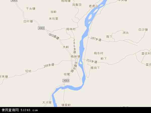 梅林镇地图 - 梅林镇电子地图 - 梅林镇高清地图 - 2024年梅林镇地图