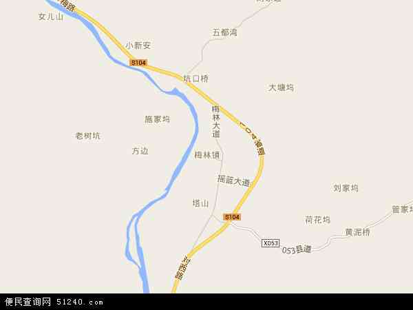 普宁梅林镇地图图片