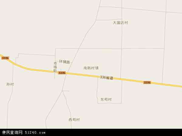 南韩村镇地图 - 南韩村镇电子地图 - 南韩村镇高清地图 - 2024年南韩村镇地图