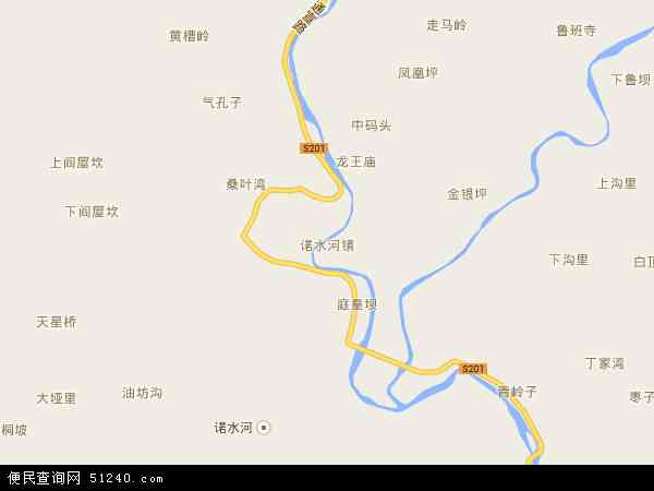 诺水河镇地图 - 诺水河镇电子地图 - 诺水河镇高清地图 - 2024年诺水河镇地图