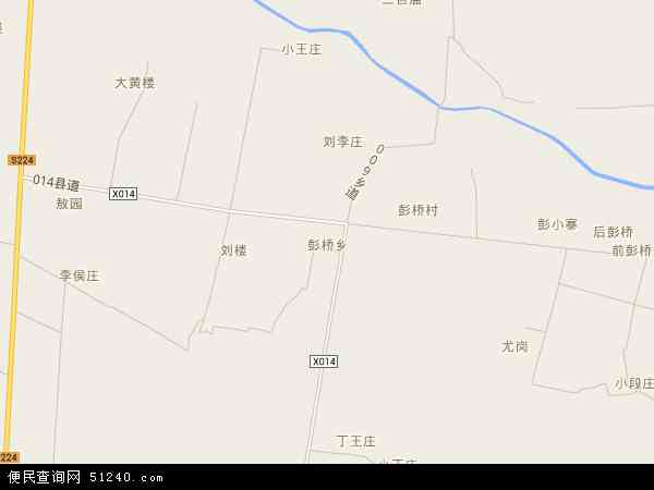 彭桥乡地图 - 彭桥乡电子地图 - 彭桥乡高清地图 - 2024年彭桥乡地图