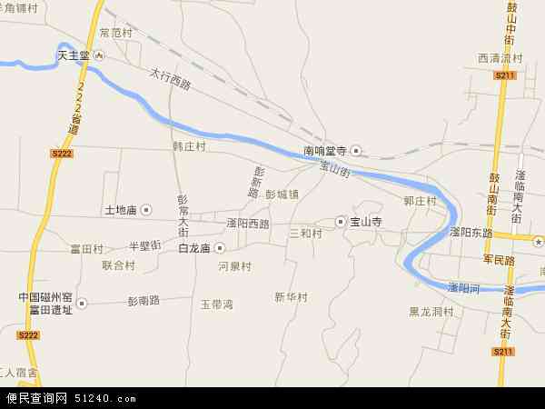 彭城镇地图 - 彭城镇电子地图 - 彭城镇高清地图 - 2024年彭城镇地图