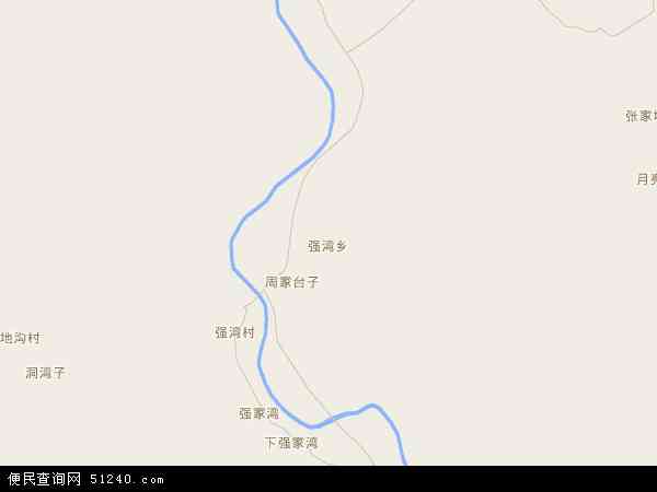 强湾乡地图 - 强湾乡电子地图 - 强湾乡高清地图 - 2024年强湾乡地图