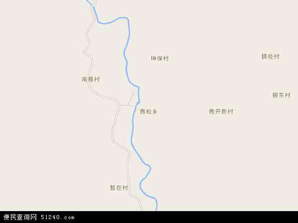 青松乡地图 - 青松乡电子地图 - 青松乡高清地图 - 2024年青松乡地图
