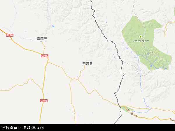 青河县地图 - 青河县电子地图 - 青河县高清地图 - 2024年青河县地图