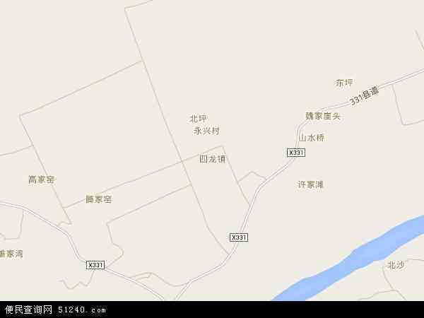 四龙镇地图 - 四龙镇电子地图 - 四龙镇高清地图 - 2024年四龙镇地图