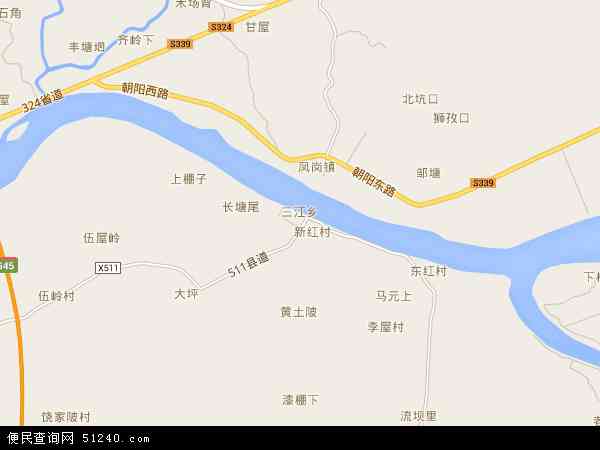 三江乡地图 - 三江乡电子地图 - 三江乡高清地图 - 2024年三江乡地图