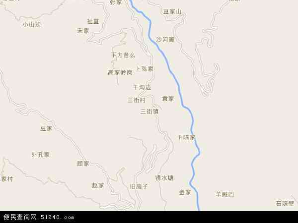 三街镇地图 - 三街镇电子地图 - 三街镇高清地图 - 2024年三街镇地图