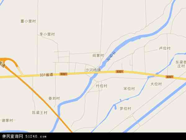 沙河桥镇地图 - 沙河桥镇电子地图 - 沙河桥镇高清地图 - 2026年沙河桥镇地图