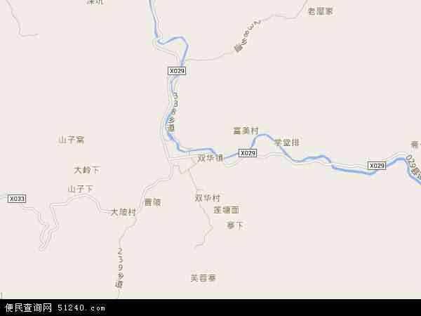 双华镇地图 - 双华镇电子地图 - 双华镇高清地图 - 2024年双华镇地图