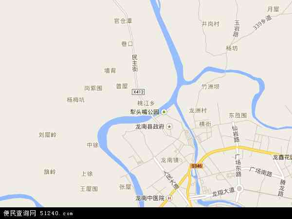  江西省 赣州市 龙南县 桃江乡 桃江乡地图 本站收录有:2021