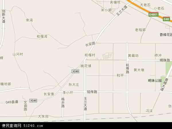 桃花镇地图 - 桃花镇电子地图 - 桃花镇高清地图 - 2024年桃花镇地图