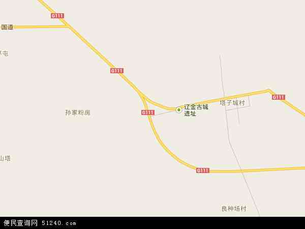 泰来县详细地图图片