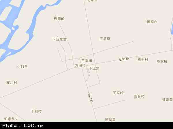王集镇地图 - 王集镇电子地图 - 王集镇高清地图 - 2024年王集镇地图