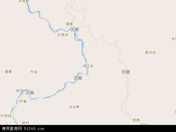 伟江乡地图 - 伟江乡电子地图 - 伟江乡高清地图 - 2024年伟江乡地图