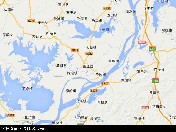 望江县地图 - 望江县电子地图 - 望江县高清地图 - 2024年望江县地图