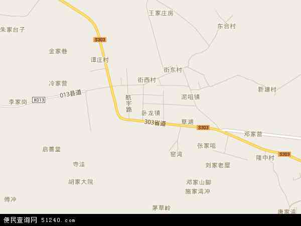 南阳市卧龙区乡镇地图图片
