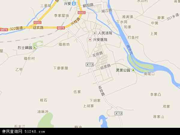 兴安镇地图 - 兴安镇电子地图 - 兴安镇高清地图 - 2024年兴安镇地图