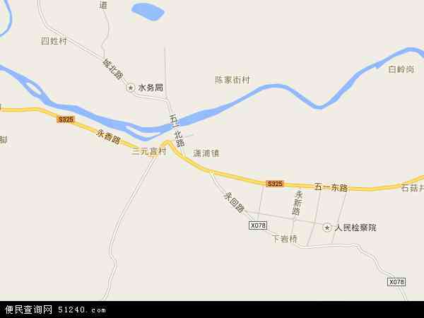 潇浦镇地图 - 潇浦镇电子地图 - 潇浦镇高清地图 - 2024年潇浦镇地图