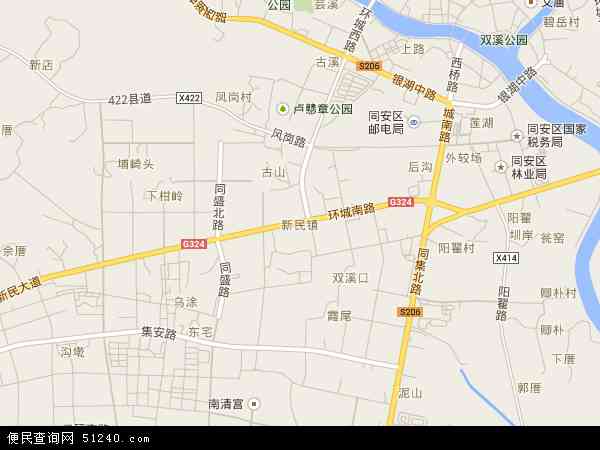 中国 福建省 厦门市 同安区 新民镇新民镇卫星地图 本站收录有:2021