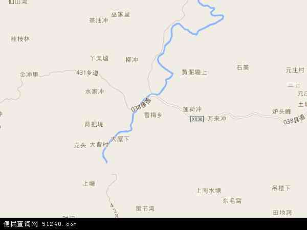 香梅乡地图 - 香梅乡电子地图 - 香梅乡高清地图 - 2024年香梅乡地图