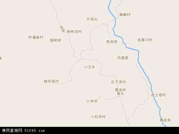 小元乡地图 - 小元乡电子地图 - 小元乡高清地图 - 2024年小元乡地图