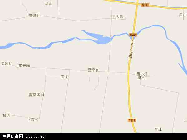 夏李乡地图 - 夏李乡电子地图 - 夏李乡高清地图 - 2024年夏李乡地图