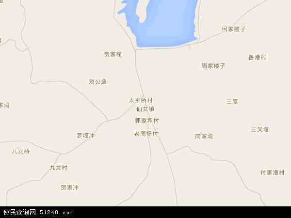 仙女镇地图 - 仙女镇电子地图 - 仙女镇高清地图 - 2024年仙女镇地图