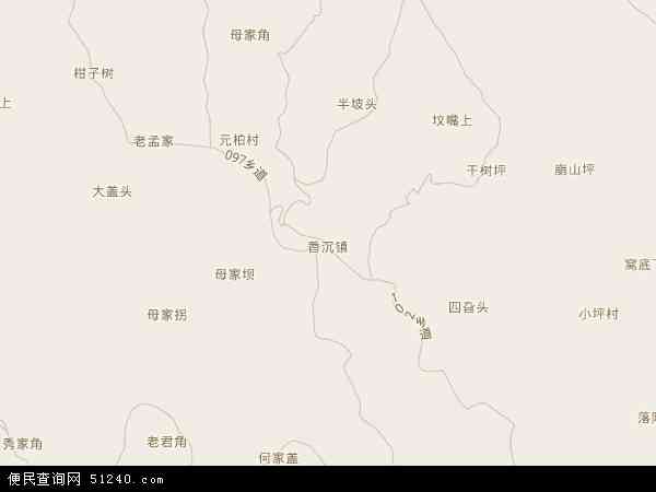 香沉镇地图 - 香沉镇电子地图 - 香沉镇高清地图 - 2024年香沉镇地图