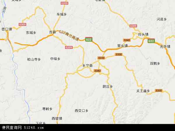 乡宁县地图 - 乡宁县电子地图 - 乡宁县高清地图 - 2024年乡宁县地图