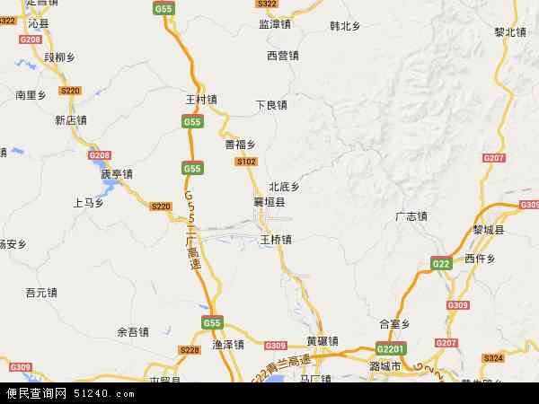 山西襄垣县地图图片
