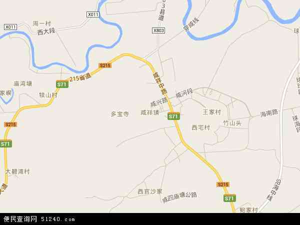 咸祥镇地图 - 咸祥镇电子地图 - 咸祥镇高清地图 - 2024年咸祥镇地图