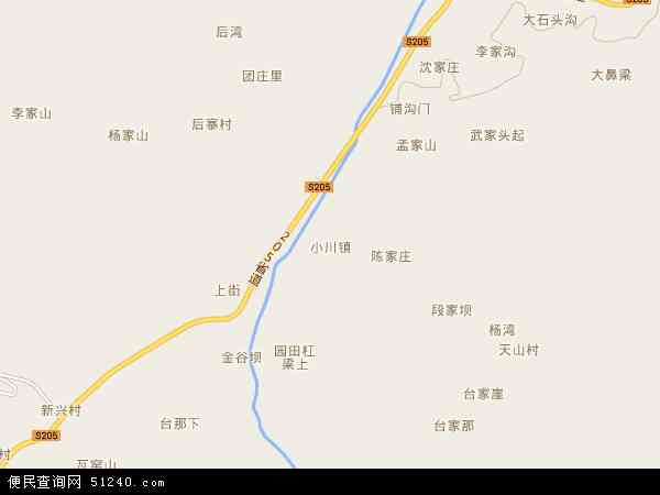 小川镇地图 - 小川镇电子地图 - 小川镇高清地图 - 2024年小川镇地图