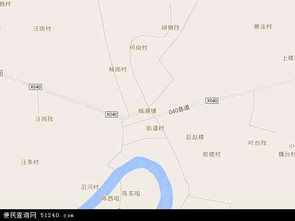 杨湖镇地图 - 杨湖镇电子地图 - 杨湖镇高清地图 - 2024年杨湖镇地图